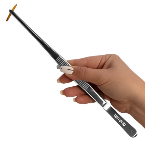 Terrario ViperTweez Simple M - pęseta prosta 25cm Terrario Terrario ViperTweez Simple M - pęseta prosta 25cm Terrario