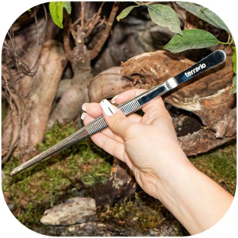 Terrario ViperTweez Simple M - pęseta prosta 25cm Terrario Terrario ViperTweez Simple M - pęseta prosta 25cm Terrario