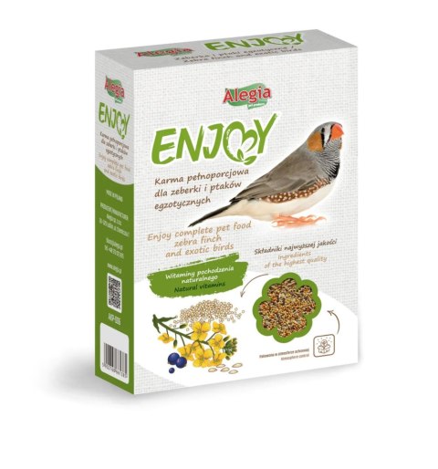 Alegia Enjoy pokarm dla zeberek i papużek egzotycznych 450g Alegia