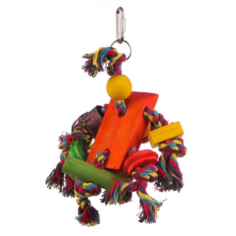HappyPet Fiesta - drewniana zabawka dla papug Happypet HappyPet Fiesta - drewniana zabawka dla papug Happypet