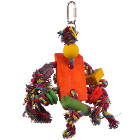 HappyPet Fiesta - drewniana zabawka dla papug Happypet HappyPet Fiesta - drewniana zabawka dla papug Happypet