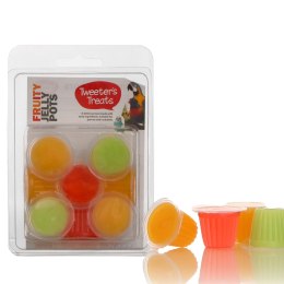 HappyPet Tweeter's Treats Jelly Pots Fruity 8 sztuk - mix smaków Happypet
