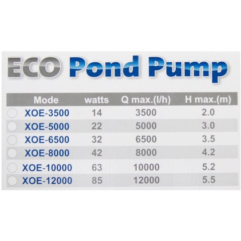 Jebao/Jecod XOE-6500 - pompa fontannowa (32W) Jebao / Jecod Jebao/Jecod XOE-6500 - pompa fontannowa (32W) Jebao / Jecod