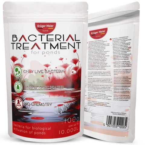 Kruger Meier Bacterial Treatment 100g - bakterie do oczka wodnego Kruger Meier Kruger Meier Bacterial Treatment 100g - bakterie do oczka wodnego Kruger Meier