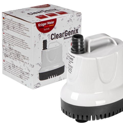Krüger Meier ClearGenix 2500 - pompa niskiego zanurzenia 2500l/h Kruger Meier Krüger Meier ClearGenix 2500 - pompa niskiego zanurzenia 2500l/h Kruger Meier