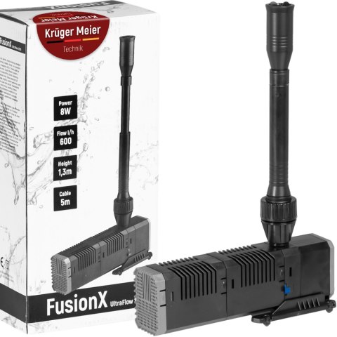 Kruger Meier FusionX 1200 - zestaw fontannowy z filtrem do oczka wodnego Kruger Meier