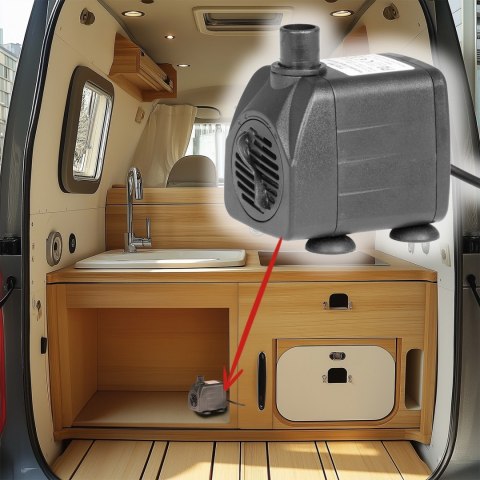 Kruger Meier HydroSpark All Connect - pompa wody 1000l/h 12V i 230V Kruger Meier Kruger Meier HydroSpark All Connect - pompa wody 1000l/h 12V i 230V Kruger Meier