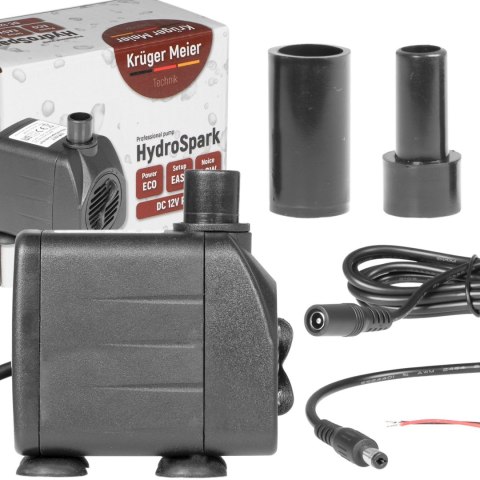 Kruger Meier HydroSpark All Connect - pompa wody 1000l/h 12V i 230V Kruger Meier Kruger Meier HydroSpark All Connect - pompa wody 1000l/h 12V i 230V Kruger Meier