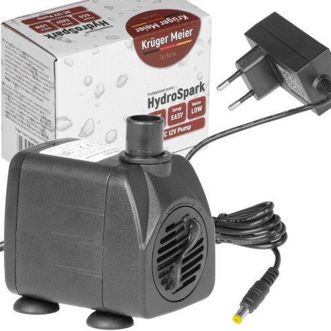 Kruger Meier HydroSpark All Connect - pompa wody 1500l/h 12V i 230V Kruger Meier Kruger Meier HydroSpark All Connect - pompa wody 1500l/h 12V i 230V Kruger Meier