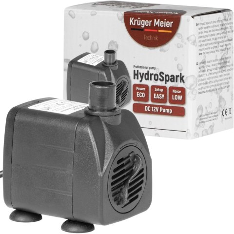 Kruger Meier HydroSpark All Connect - pompa wody 1500l/h 12V i 230V Kruger Meier Kruger Meier HydroSpark All Connect - pompa wody 1500l/h 12V i 230V Kruger Meier
