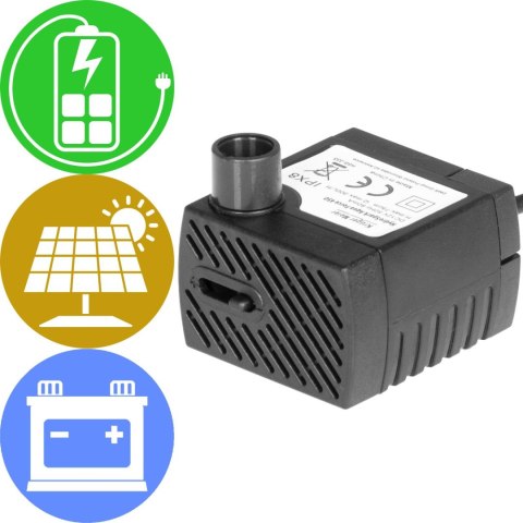 Kruger Meier HydroSpark All Connect - pompa wody 300l/h 12V i 230V Kruger Meier Kruger Meier HydroSpark All Connect - pompa wody 300l/h 12V i 230V Kruger Meier