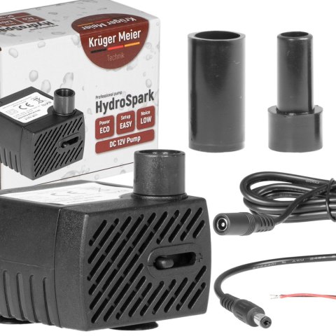 Kruger Meier HydroSpark All Connect - pompa wody 300l/h 12V i 230V Kruger Meier Kruger Meier HydroSpark All Connect - pompa wody 300l/h 12V i 230V Kruger Meier