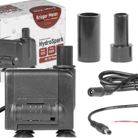 Kruger Meier HydroSpark All Connect - pompa wody 450l/h 12V i 230V Kruger Meier Kruger Meier HydroSpark All Connect - pompa wody 450l/h 12V i 230V Kruger Meier