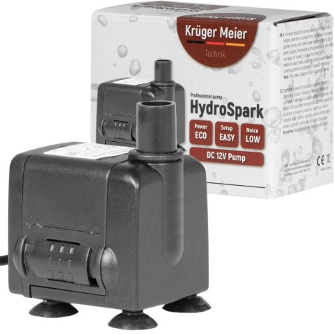Kruger Meier HydroSpark All Connect - pompa wody 450l/h 12V i 230V Kruger Meier Kruger Meier HydroSpark All Connect - pompa wody 450l/h 12V i 230V Kruger Meier