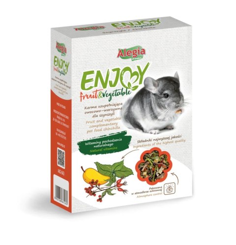 Alegia Enjoy fruits and vegetables dla szynszyla 340g Alegia