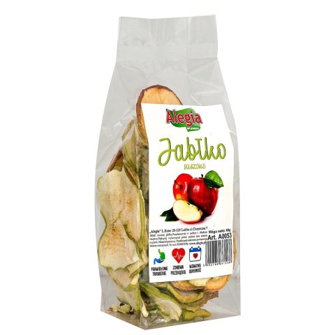 Alegia - Przysmak Jabłko suszone 60g Alegia Alegia - Przysmak Jabłko suszone 60g Alegia