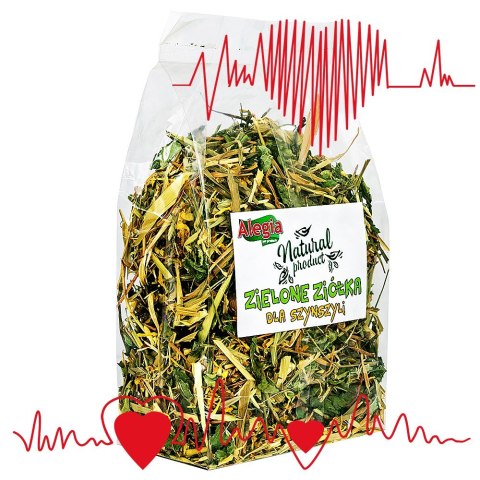 Alegia - zielone ziółka dla szynszyli 120g Alegia Alegia - zielone ziółka dla szynszyli 120g Alegia