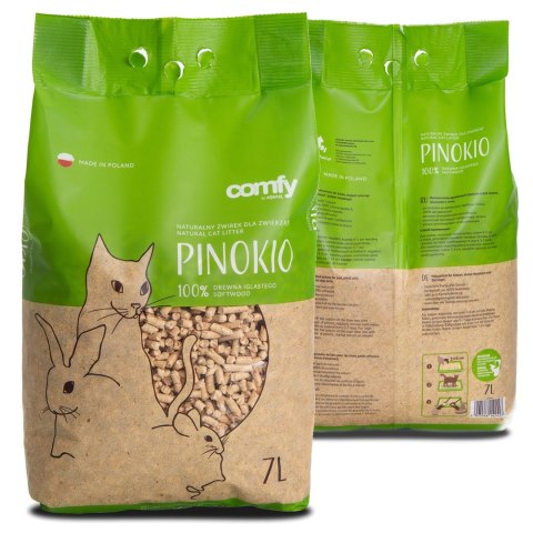 Comfy Pinokio Pellet Drewniany 7l - żwir dla kotów i gryzoni Aquael Comfy Pinokio Pellet Drewniany 7l - żwir dla kotów i gryzoni Aquael