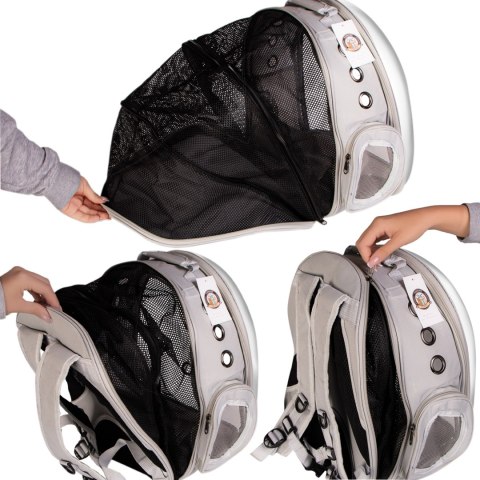 Furrever Friends CatVision "Tent" Grey - plecak transporter dla kota i psa Furrever Friends Furrever Friends CatVision "Tent" Grey - plecak transporter dla kota i psa Furrever Friends