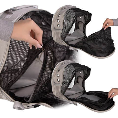 Furrever Friends CatVision "Tent" Grey - plecak transporter dla kota i psa Furrever Friends Furrever Friends CatVision "Tent" Grey - plecak transporter dla kota i psa Furrever Friends