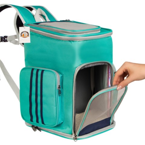 Furrever Friends Catbox Turquoise - plecak transporter dla kota i psa Furrever Friends Furrever Friends Catbox Turquoise - plecak transporter dla kota i psa Furrever Friends