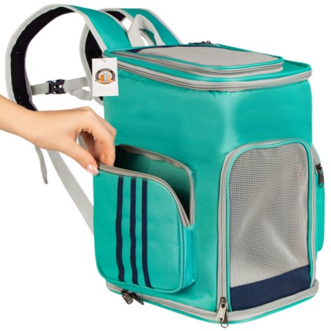 Furrever Friends Catbox Turquoise - plecak transporter dla kota i psa Furrever Friends Furrever Friends Catbox Turquoise - plecak transporter dla kota i psa Furrever Friends