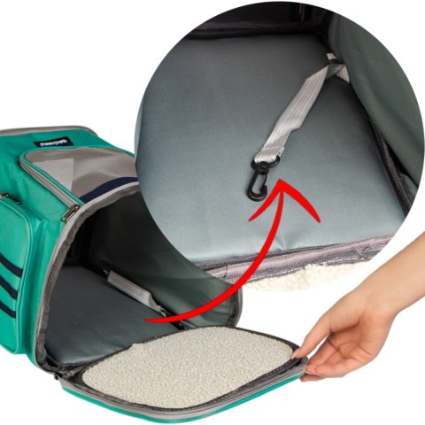 Furrever Friends Catbox Turquoise - plecak transporter dla kota i psa Furrever Friends Furrever Friends Catbox Turquoise - plecak transporter dla kota i psa Furrever Friends