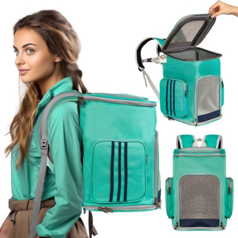 Furrever Friends Catbox Turquoise - plecak transporter dla kota i psa Furrever Friends Furrever Friends Catbox Turquoise - plecak transporter dla kota i psa Furrever Friends