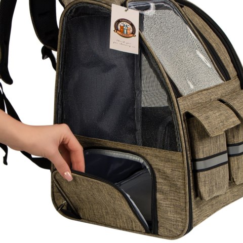 Furrever Friends Cattic Khaki - plecak transporter dla kota i psa Furrever Friends Furrever Friends Cattic Khaki - plecak transporter dla kota i psa Furrever Friends
