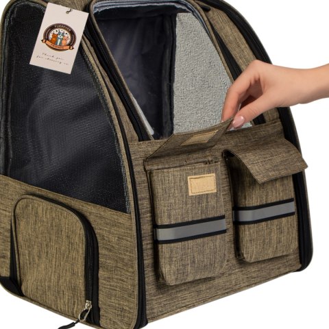 Furrever Friends Cattic Khaki - plecak transporter dla kota i psa Furrever Friends Furrever Friends Cattic Khaki - plecak transporter dla kota i psa Furrever Friends