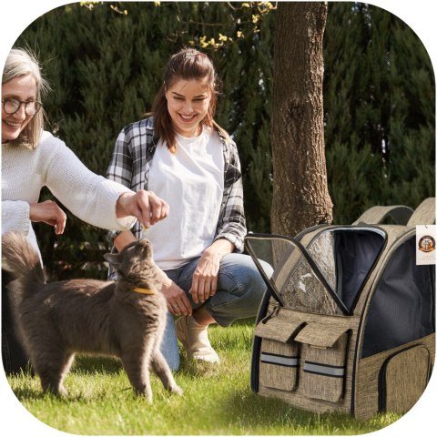 Furrever Friends Cattic Khaki - plecak transporter dla kota i psa Furrever Friends Furrever Friends Cattic Khaki - plecak transporter dla kota i psa Furrever Friends