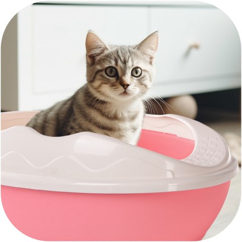 Furrever Friends Purrfect Point Pink with Scoop - mała kuweta z łopatką Furrever Friends Furrever Friends Purrfect Point Pink with Scoop - mała kuweta z łopatką Furrever Friends