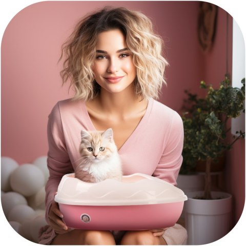Furrever Friends Purrfect Point Pink with Scoop - mała kuweta z łopatką Furrever Friends Furrever Friends Purrfect Point Pink with Scoop - mała kuweta z łopatką Furrever Friends
