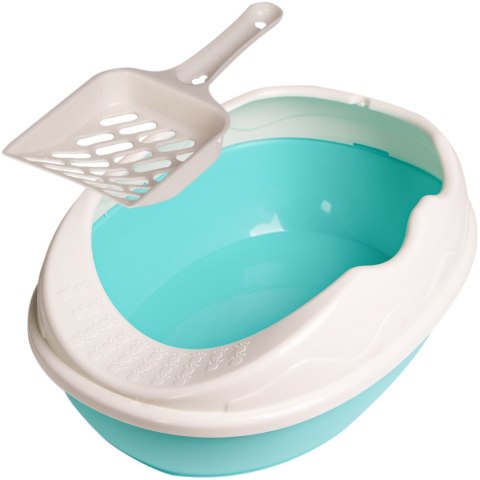 Furrever Friends Purrfect Point Turquoise with Scoop - mała kuweta z łopatką Furrever Friends Furrever Friends Purrfect Point Turquoise with Scoop - mała kuweta z łopatką Furrever Friends
