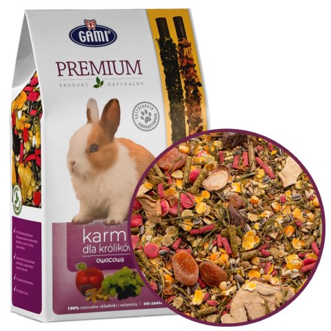 Gami Premium - karma owocowa dla królika + 2 kolby GAMI Gami Premium - karma owocowa dla królika + 2 kolby GAMI
