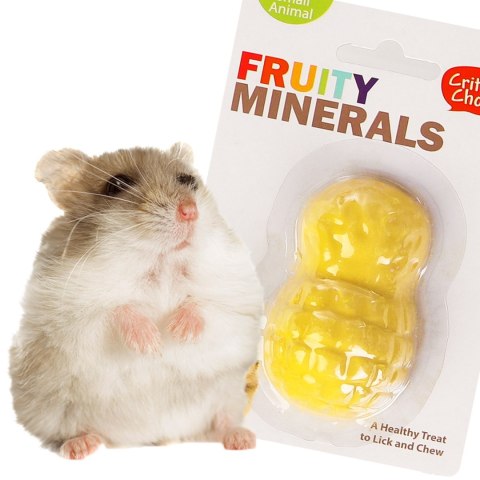 HappyPet Fruity Minerals 30g - kostka wapienna ananasowa Happypet HappyPet Fruity Minerals 30g - kostka wapienna ananasowa Happypet