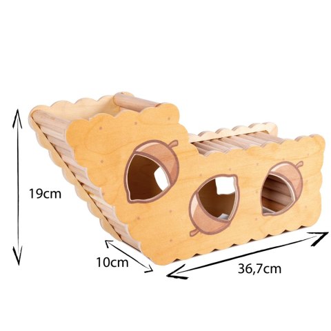 OiiBO Wooden House ERS71 - domek dla gryzoni OiiBO OiiBO Wooden House ERS71 - domek dla gryzoni OiiBO