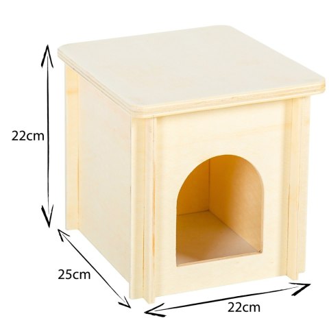 OiiBO Wooden House WH02L - drewniany domek dla gryzoni OiiBO OiiBO Wooden House WH02L - drewniany domek dla gryzoni OiiBO
