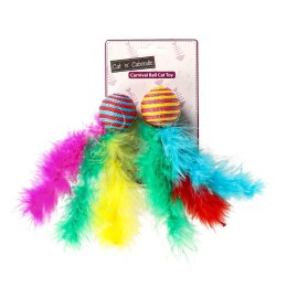 HappyPet Carnival Ball Toy - zabawka dla kotów 2 szt Happypet
