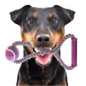 HappyPet Knots Tennis Ball - piłka tenisowa z plecionym sznurem Happypet