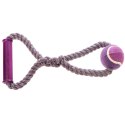 HappyPet Knots Tennis Ball - piłka tenisowa z plecionym sznurem Happypet