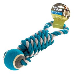 HappyPet Tennis Ball Tugger - piłka tenisowa z sznurem Happypet