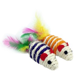 Pet Nova zabawka dla kota - myszki 7x3cm 2szt. Aqua Nova