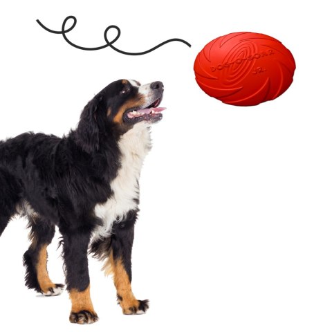 Pet Nova zabawka - dysk gumowy frisbee czerwony 15cm Aqua Nova Pet Nova zabawka - dysk gumowy frisbee czerwony 15cm Aqua Nova