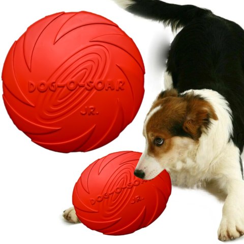 Pet Nova zabawka - dysk gumowy frisbee czerwony 15cm Aqua Nova Pet Nova zabawka - dysk gumowy frisbee czerwony 15cm Aqua Nova