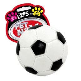 Pet Nova zabawka gumowa - piłka futbolowa 7cm Aqua Nova