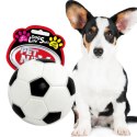Pet Nova zabawka gumowa - piłka futbolowa 7cm Aqua Nova