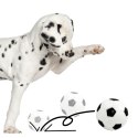 Pet Nova zabawka gumowa - piłka futbolowa 7cm Aqua Nova