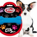 Pet Nova zabawka - kość na przysmaki z aromatem wołowiny niebieska 11cm Aqua Nova