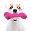 Pet Nova zabawka - kość na przysmaki z aromatem wołowiny różowa 11cm Aqua Nova